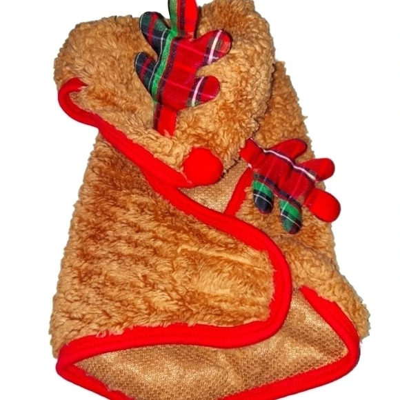 PET Rudolph Red Nosed Reindeer Costume - Picture 2 of 3